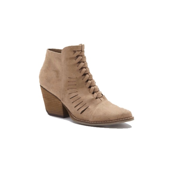 Coconuts by Matisse Aly Woven Bootie in Natural - Picture 1 of 8